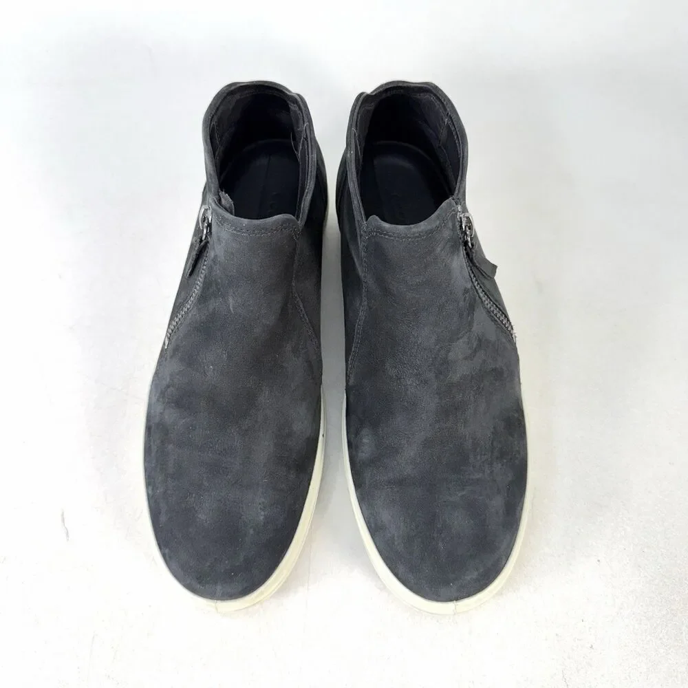 Ecco Boots Womens 41 Soft 7 Low Bootie Sneakers Black Comfort Casual Round Toe
